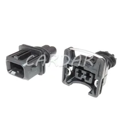 Adaptador de enchufe de inyector de combustible, Conector de cable eléctrico automático a prueba de agua, 2 pines, EV1 282189-1 282762-1, 1 Juego