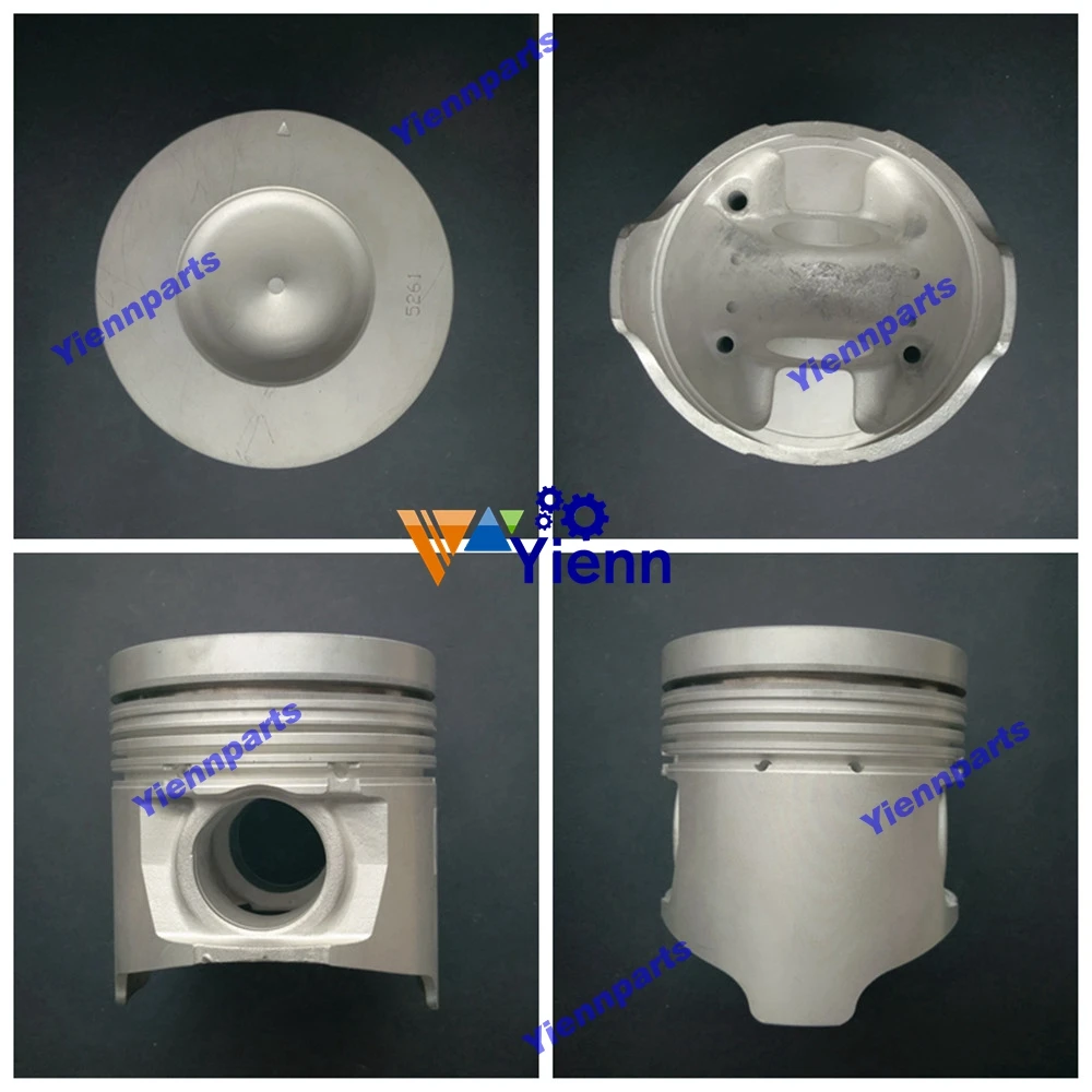 

4HK1 Piston 8-98-23-5261 8-98041-141-0 8-98-23-9010 With Ring Set For Isuzu Diesel Excavator Tractor Engine Repair Spare Parts