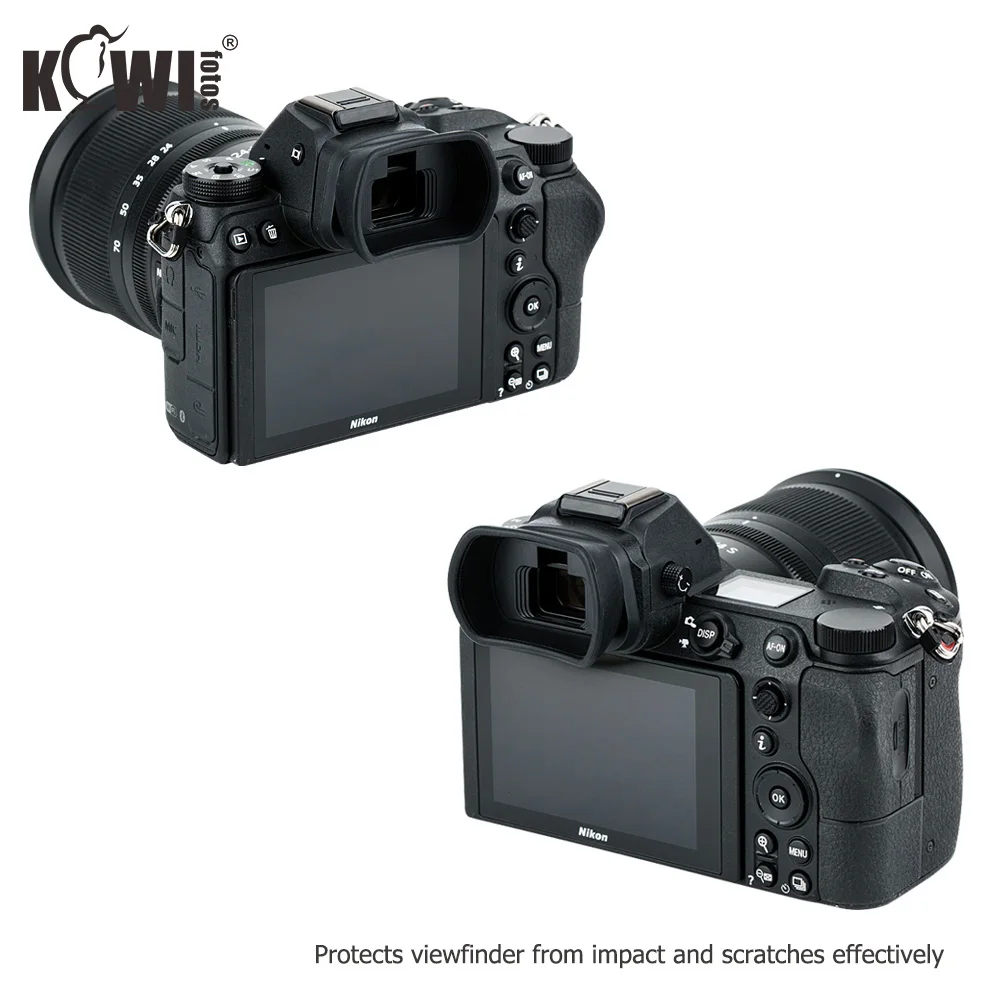 Oculare per mirino con fotocamera estesa in Silicone morbido per Nikon Z6 II Z7 II Z5 Z7 Z6 Z6II Z7II Eye Cup Eyeshade sostituire DK-29