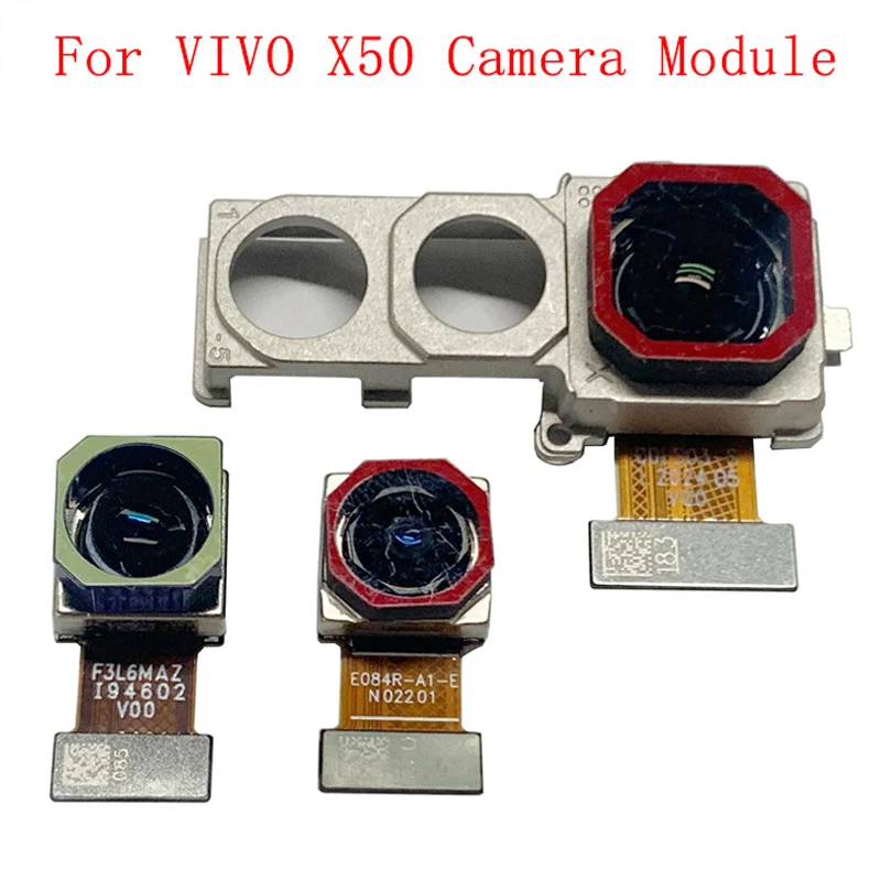 Rear Back Front Camera Flex Cable For VIVO X50 Main Big Small Camera Module Replacement Parts