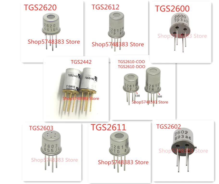 1PCS/LOT TGS2620 TGS2612 TGS2600 TGS2442 TGS2610 TGS2610-C00 TGS2610-D00 TGS2603 TGS2611 TGS2602 Air quality sensor