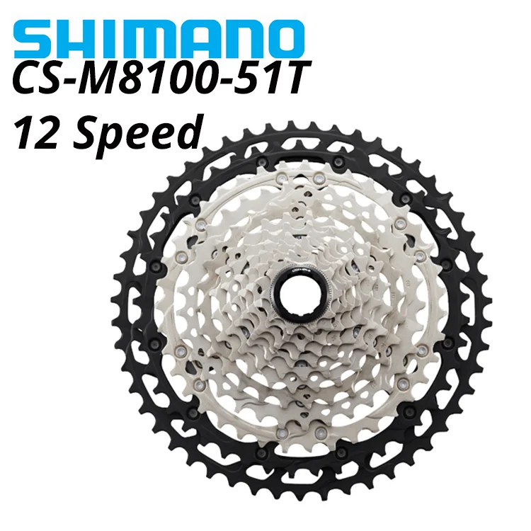 Shimano Deore XT M8100 M8120 1X12 Speed Derailleurs Groupset 12S Shift Lever CN Chain Cassette FC Crankset MT800 12V 10-51T