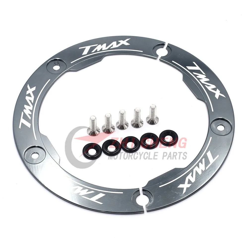 Motorcycle CNC Decorative Cover Transmission Belt Pulley Cover For Yamaha TMAX 530 TMAX530 T-MAX 530 2012 2013 2014 2015 2016