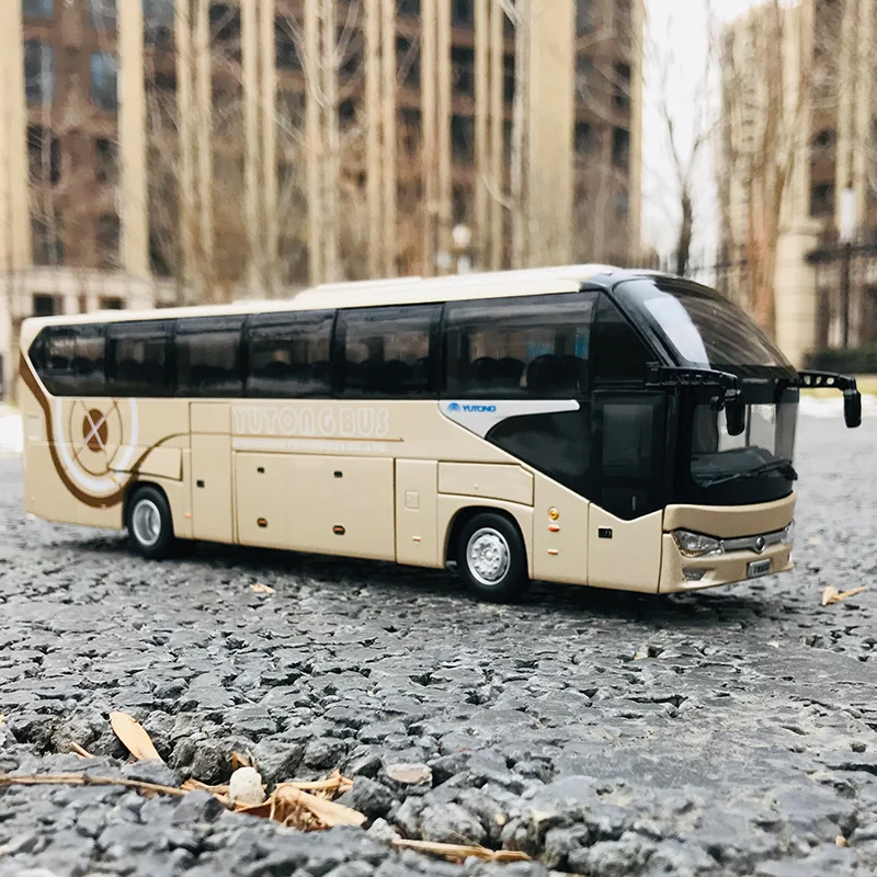 Original Factory Authentic 1:42 Speed Bus ZK6128 Diecast Scale Bus Models For Birthday christmas Gift