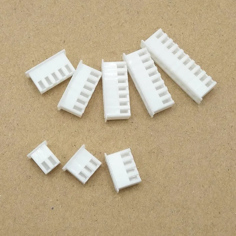 50pcs XH2.54-2P/3P/4P/5P/6P/7P/8P/9P/10P 2.54mm Connector Housing Case XH2.54