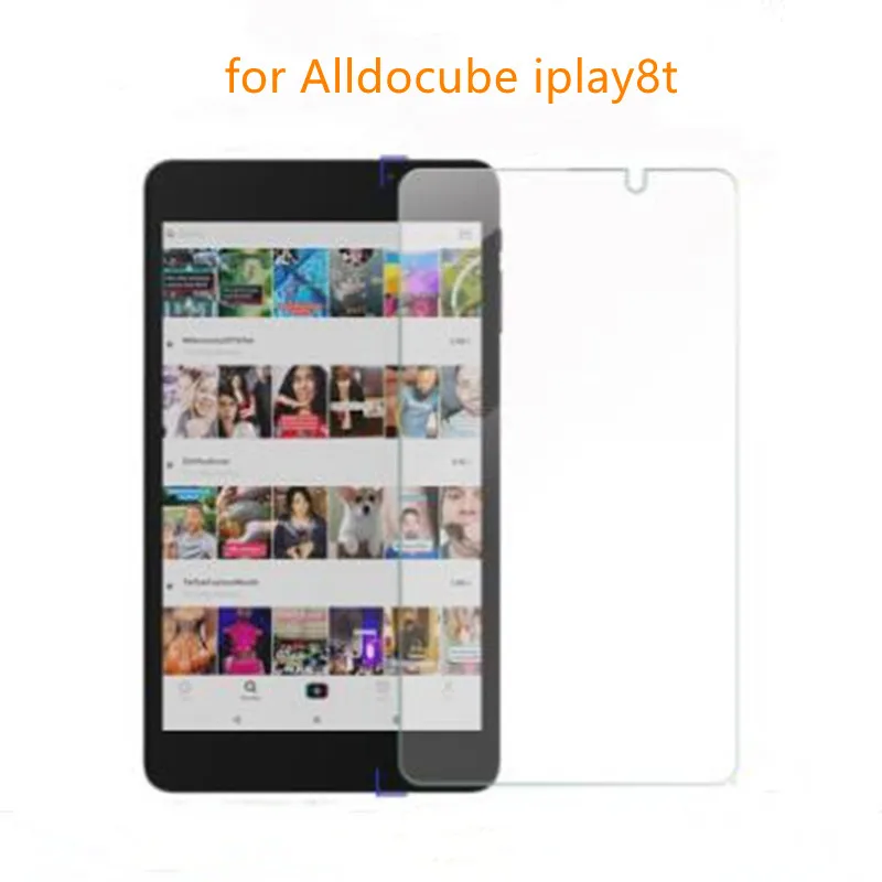 

9H Hardness Tempered Glass For ALLDOCUBE iPlay8T 8 inch Tablet Screen Protector Protective Flim