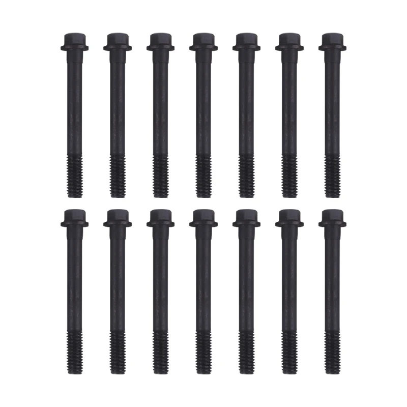 Head Bolts Heads Kit w/ Gasket 134-3601 For Chevrolet SB Small Block 350 Hex Head Bolts Heads Car Accessories