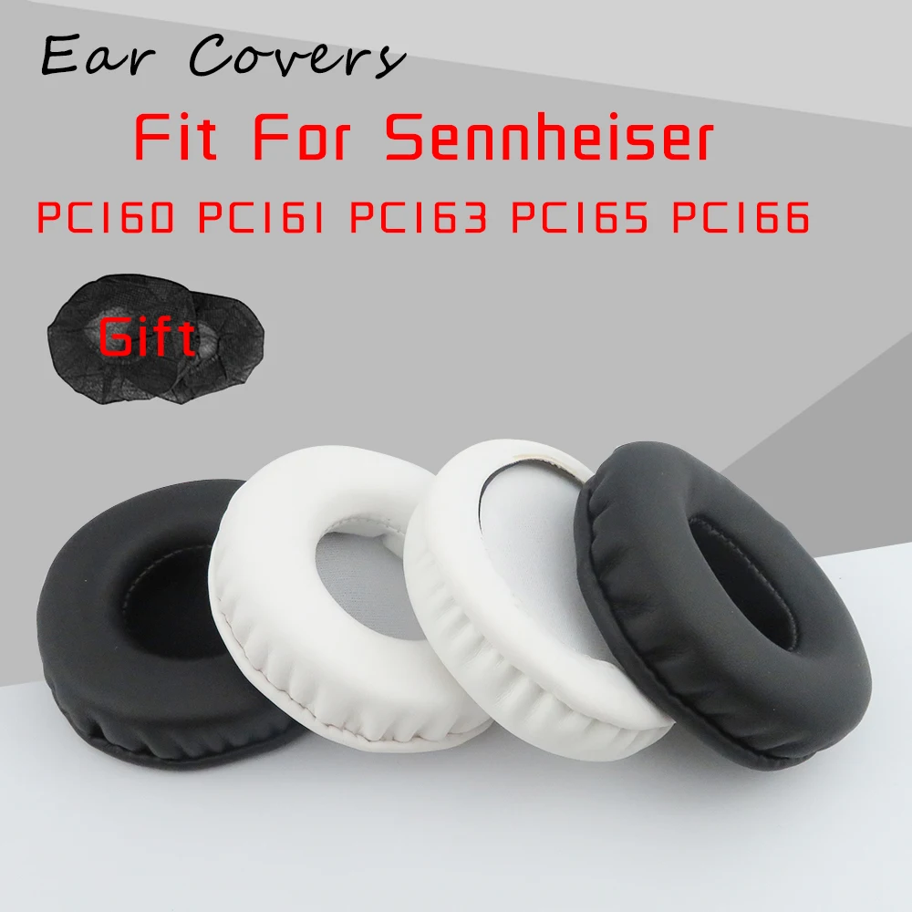 Earpads For Sennheiser PC160 PC161 PC163 PC165 PC166 Headphone Earpads Replacement Headset Ear Pad PU Leather Sponge Foam