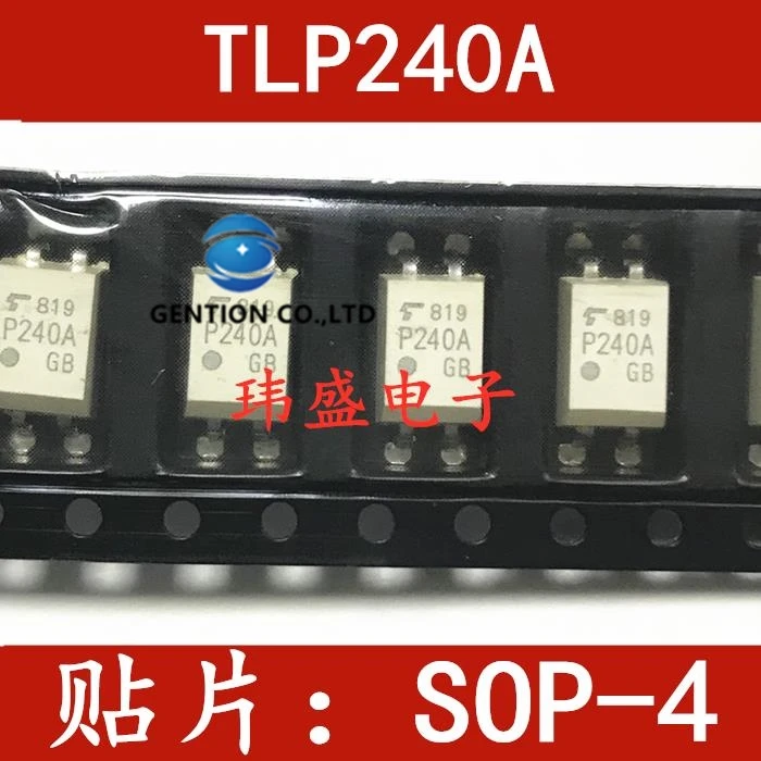 

10PCS TLP240A SOP-4 P240A photoelectric coupler light coupling in stock 100% new and original