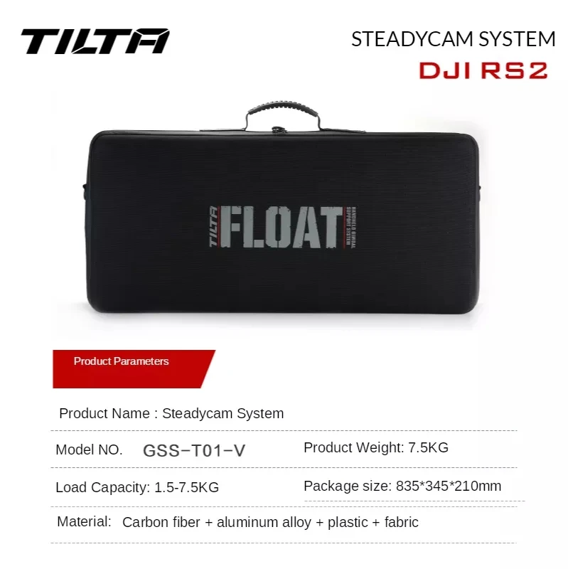 TILTA Float V-Mou GSS-T01-V For DJI RS2 RS3 Pro Handheld Gimbal Steadycam Support System  Ecosystem DJI RONIN S2 Handheld Gimbal