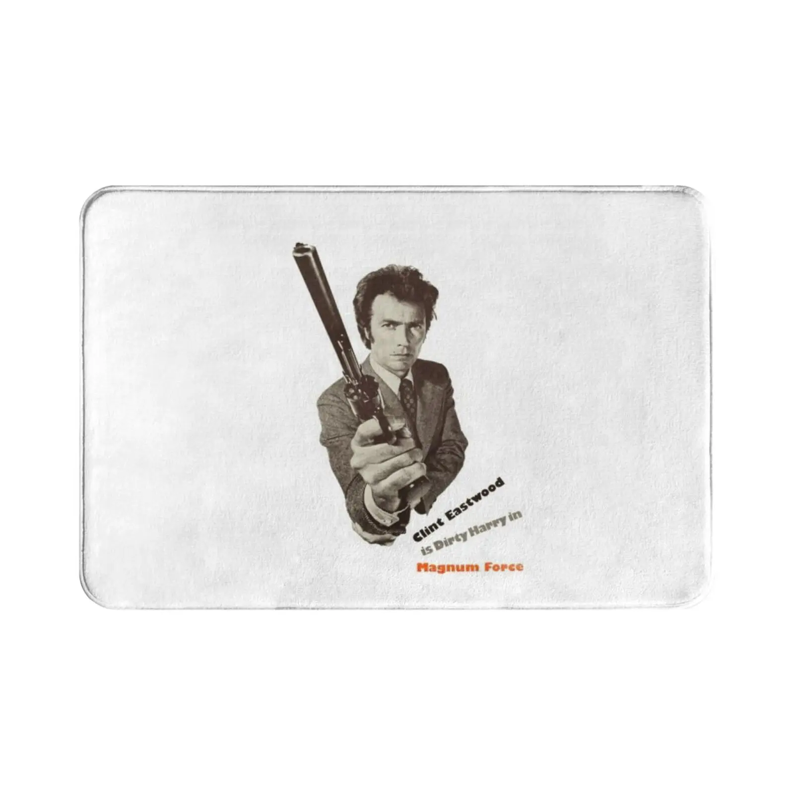 Dirty Harry By Clint Carpet Mat Rug Cushion Soft Non-Slip Clint Eastwood Clint Western Eastwood Cowboy Movie Good Bad