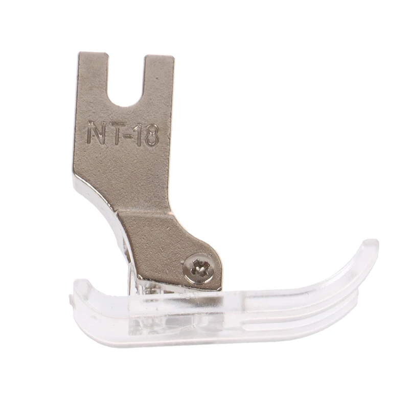 1pc Industrial Sewing Machine Presser Foot Lockstitch Sewing Machine Special Wear-resistant Plastic Plate Presser Foot MT-18