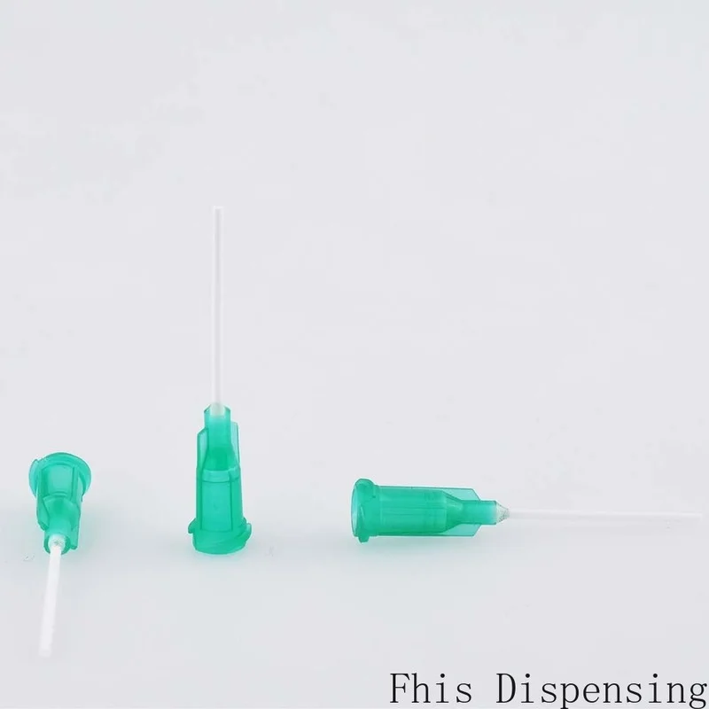 1 بوصة 18 جرام PP إبرة مرنة الغراء الاستغناء إبرة أنبوب طول 25 مللي متر حزمة من 20