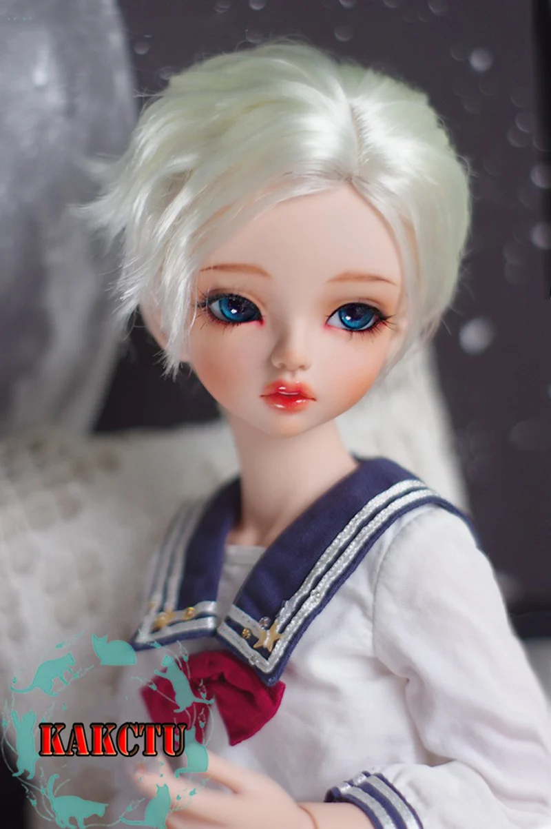 1/6 1/4 1/3 Scale BJD Wig Doll Accessories Handsome Short Hair Retro Cute Wigs For BJD/SD YOSD MSD SD13 Girl & SSDF Uncle C1120