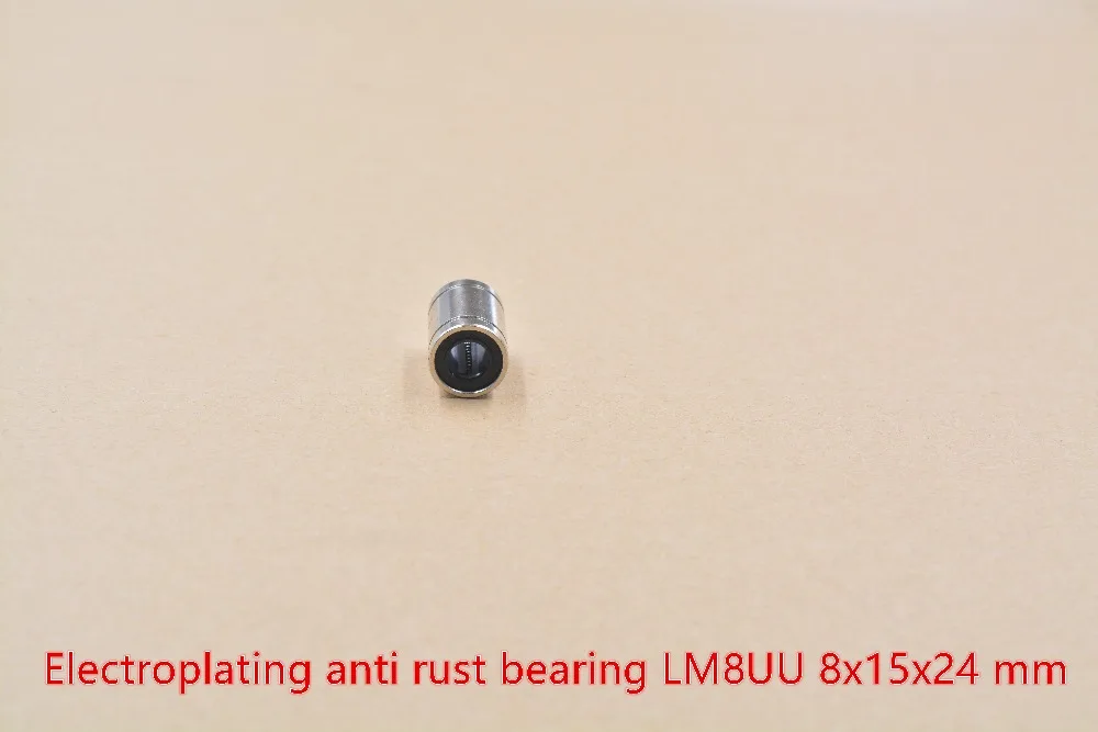 LINK CNC LM8UU LM8UUAJ LME8UU 8mm linear ball bearing bush bushing for rod round shaft 1pcs