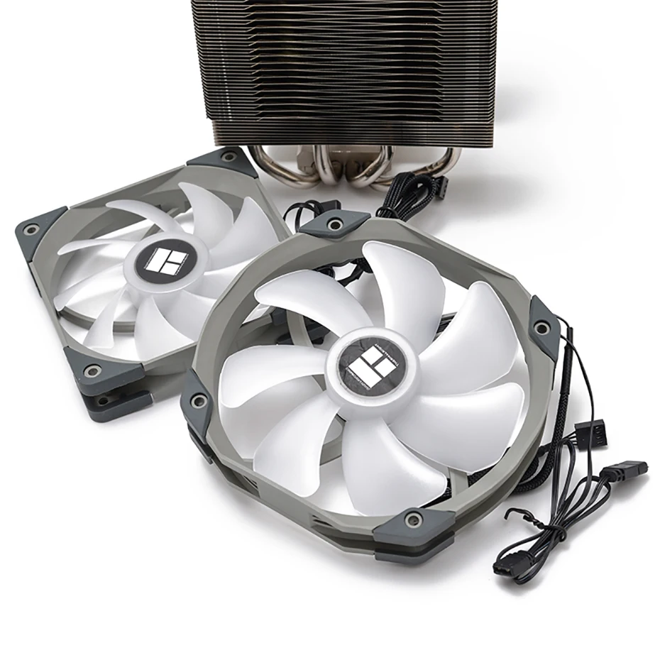 Imagem -04 - Heatpipes Dual Tower Cpu Cooler Tl-fs140 Refrigerador para Caixa do Computador Ventilador de Refrigeração Silencioso Intel 115x2011 Amd Am4 Thermalright4