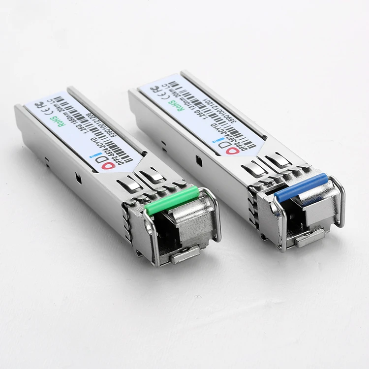 Transceptor óptico sfp 20km, 1.25g, 20km, 1550/1310nm lc