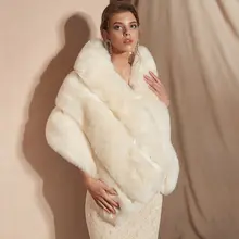 Winter Bridal Faux Fur Bolero #2