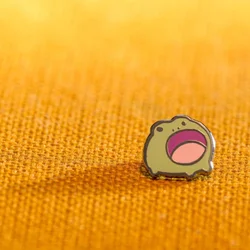 Cute Small Animals Enamel Pins Kawaii Screamin Frog Brooches Fashion Metal Lapel Badge Backpack Accessories Jewelry Gifts 2021