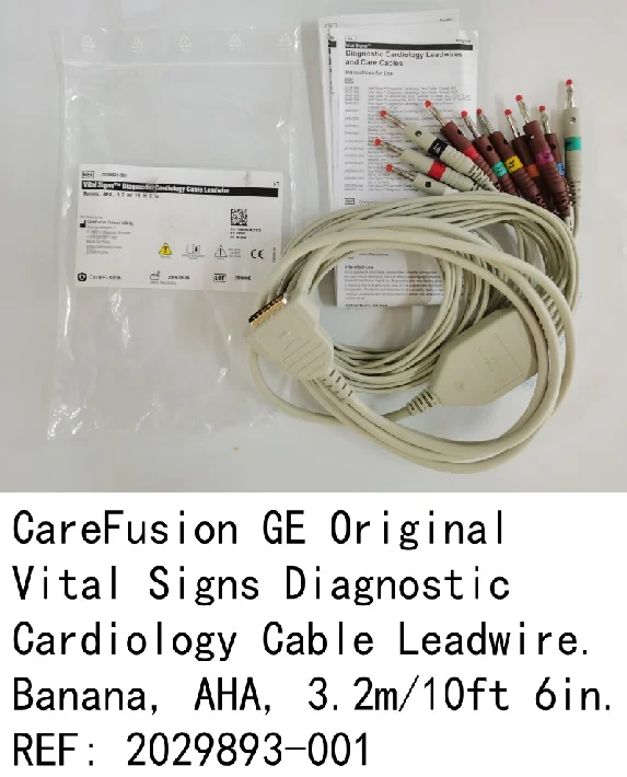 CareFusion GE Original For MAC1200，MAC800 MAC400 MAC600 MAC1600 MAC2000 MAC3500. Vital Signs Diagnostic Cardiology Cable Leadwir