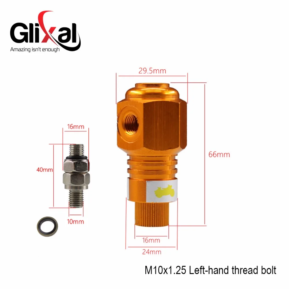 Glixal Universal Motorcycle Anti-lock Braking System (ABS) for 10mm Brake Caliper Dirt Pit Bike GY6 Scooter Anti-skid System