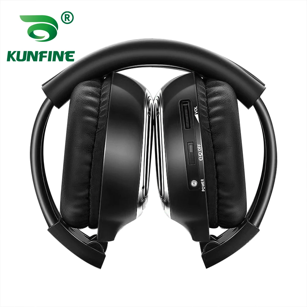 Universal Wireless Infrared IR Headphones For Ipad MP3 Earphon Car Stereo Radio Auto Roof Monitor Headset Dual Channel Earphones