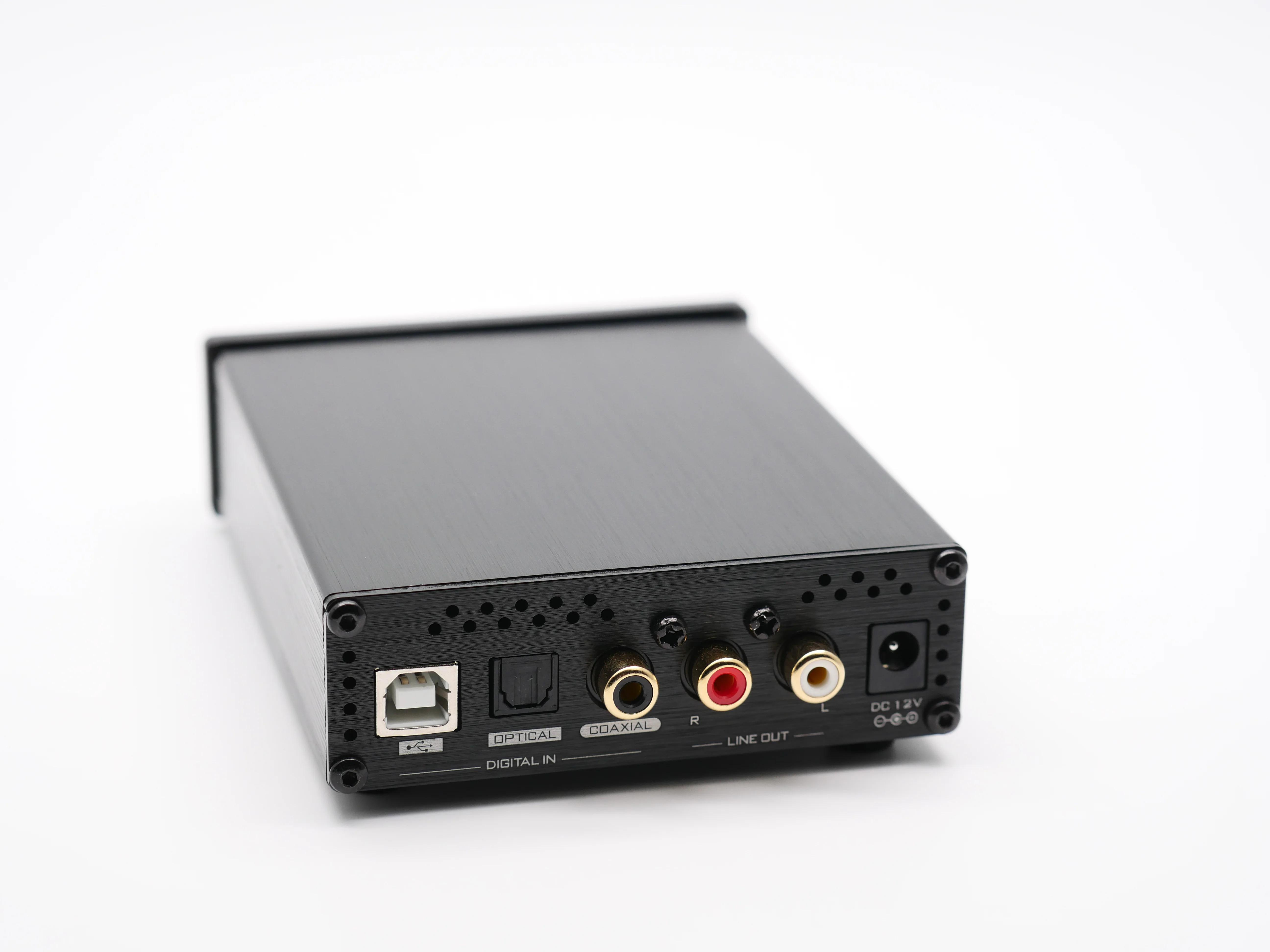 DAC-D6 Fiber Coaxial USB Decoder Dual ES9038Q2M Decoding with TPA6120 Headphone Amplifier