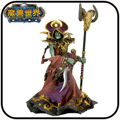 WOW WORLD SERIES 3  Undead Warlock ACTION FIGURES TOY COLLECTION Anime Figure Da Collezione Model Toy