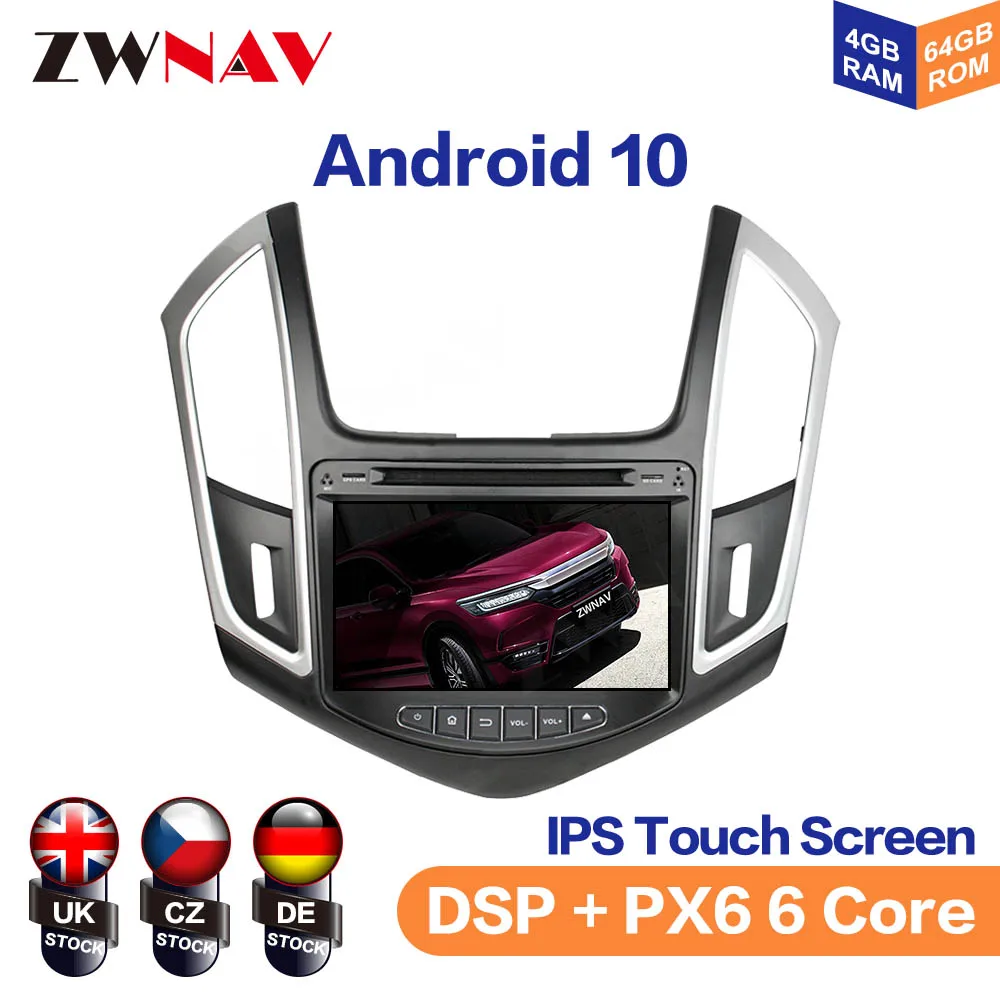 Android 10 IPS Screen For Chevrolet Cruze 2013 2014 2015 Car Multimedia Player Navigation Audio Stereo Car Radio 2din Bluetooth