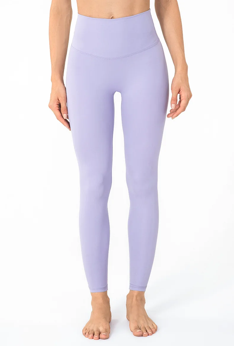 Women Yoga Leggings No Front Seam Soft Woman Workout Leggins Pant for Gym Sports Fitness