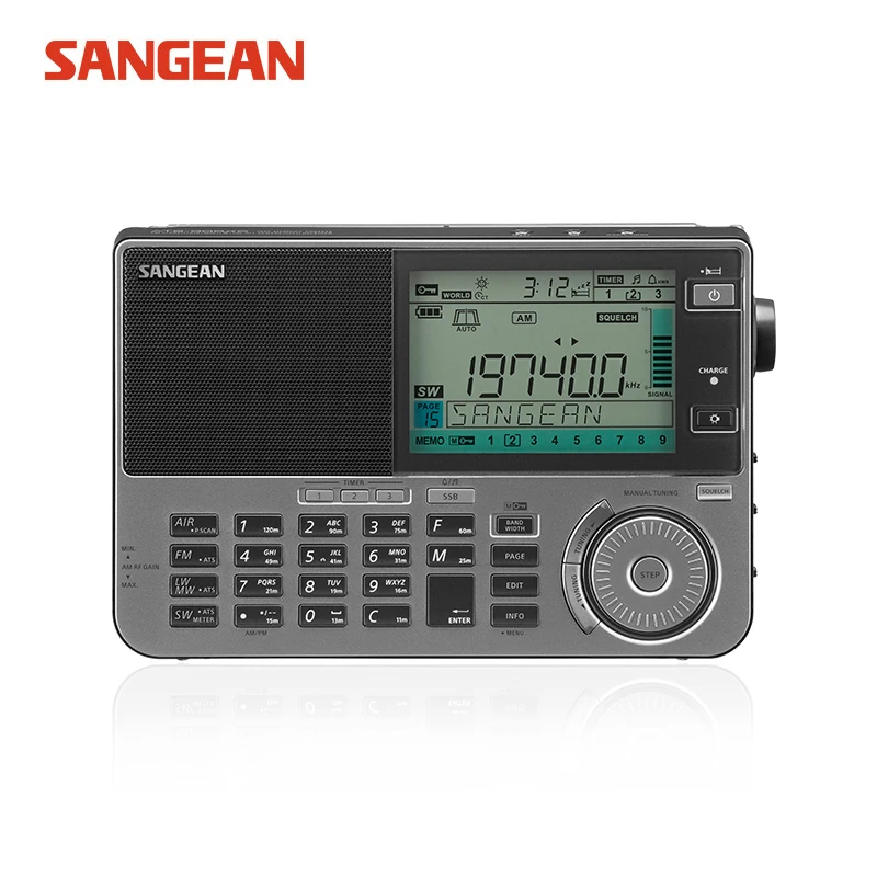 Sangean ATS-909X2  FM / SW / MW/ LW/ Air / Multi-Band Receiver Radio Stereo Portable Receiver Antenna Multiband Radio Full-Band