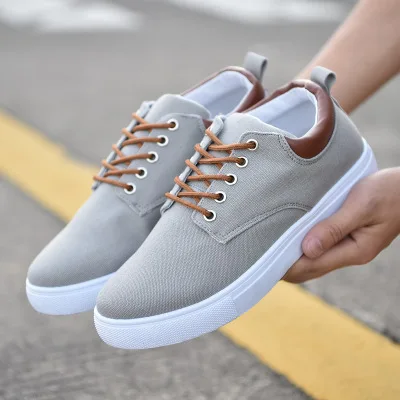 

Sneakers Men Canvas Shoes Trainers White Sneakers Lace-up Casual Shoes Tenis Masculino Adulto Summer Footwear Zapatos Hombre 78