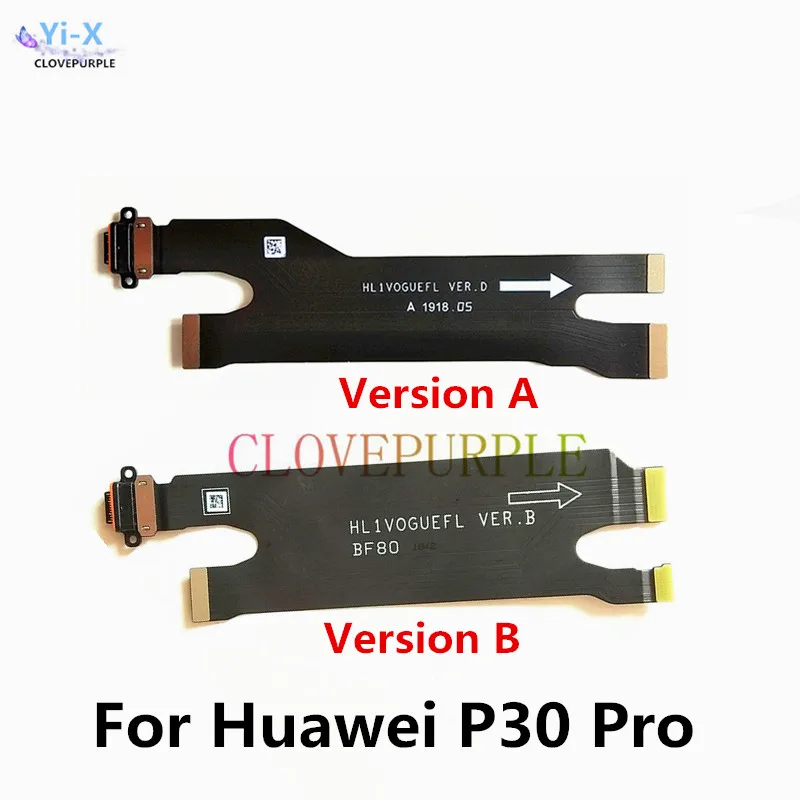 

10pcs/Lot New USB Flex Cable Dock Connector Charging Port Charger Board For Huawei P30 Pro Replacement Parts