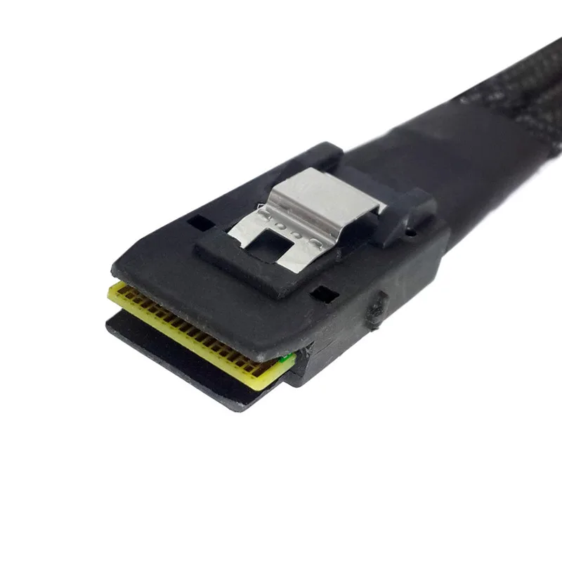 100cm Internal 36 Pin Mini SAS SFF-8087 Host to 4 SFF-8482 Target SAS Hard Disk and SATA Power Cable