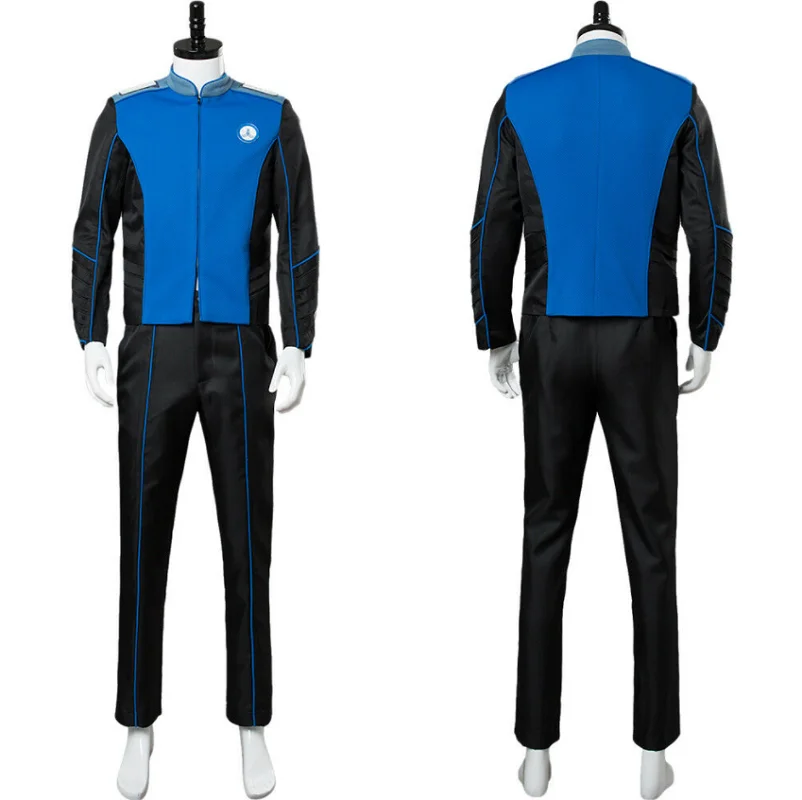 2023 Hot Selling Halloween New Cosplay's Orville blue captain suit clothing officer work suit jacket