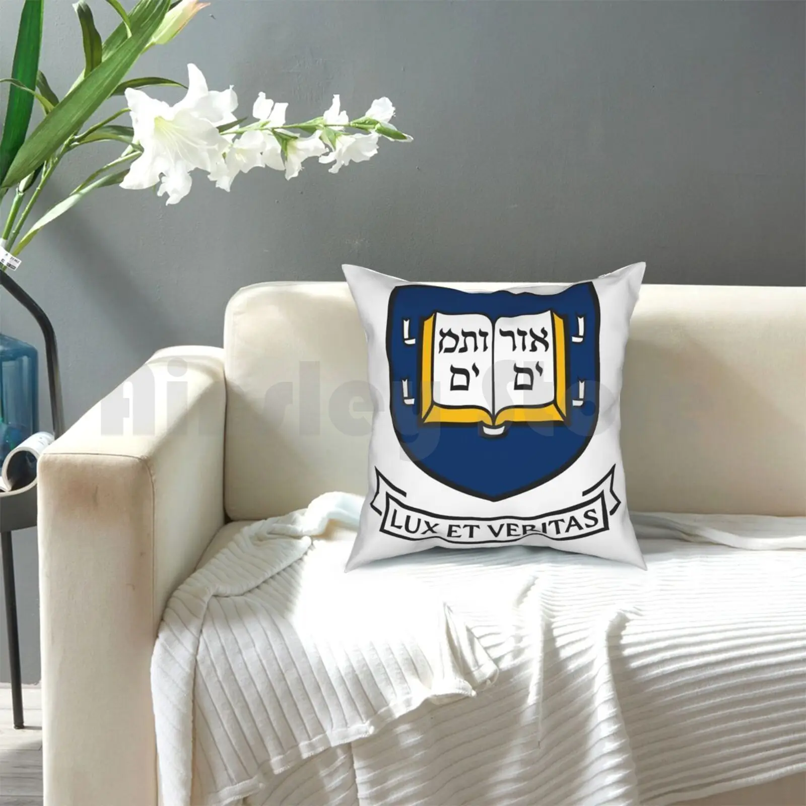 Yale University Pillow Case Printed Home Soft DIY Pillow Cover Yale University College College Student School Smart Navy view 5