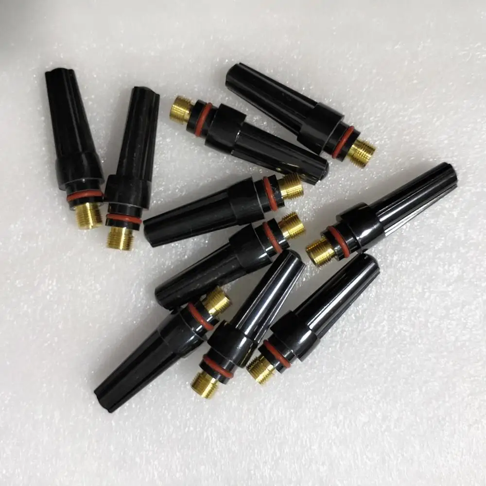 10PCS 57Y03 Middle Back Cap For TIG Welding Torch 17 18 26 Series Tig Accessories