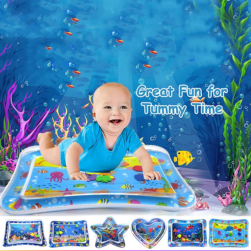 Baby Water Mat Inflatable Cushion Infant Toddler Water Play Mat for Children Early Education Developing Summer Toy Dropshipping