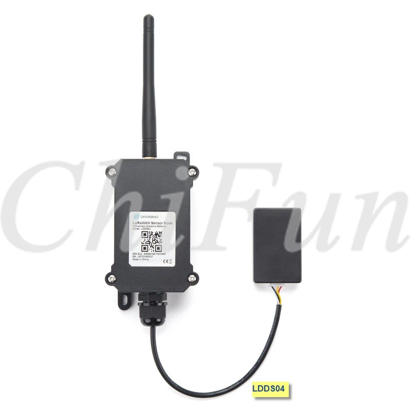 

LDDS04 LoRaWAN 4-Channels Distance Detection Sensor add up to four Ultrasonic Sensors to measure four distances at the same time