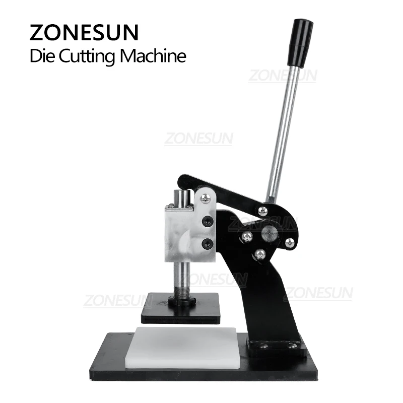 ZONESUN Leather Die Cutting Machine, Handmade Earring Cuts, Pressing Machine for Punching Clicker Die, Steel Rule Die