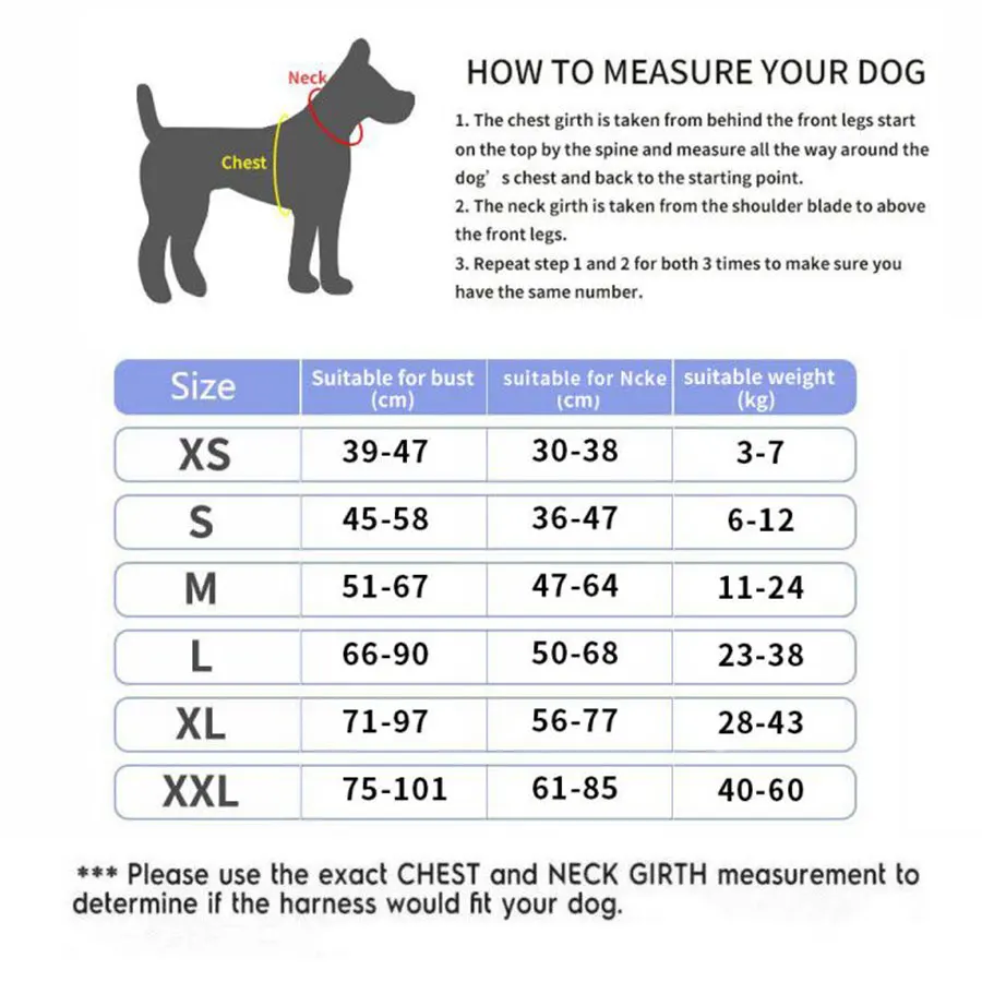 Personalized, Reflective, Breathable, NO PULL Dog Harness 6