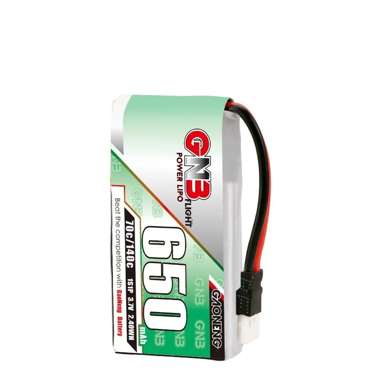 1-10PCS Gaoneng GNB 1S 650mah 3.7V 70C/140C Lipo battery with Molex 51005 Plug for Micro Four Axis FPV Drone Helicopter RC Drone