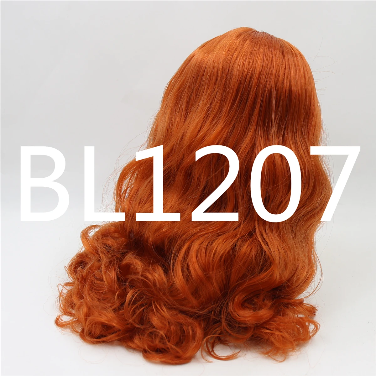 DBS ICY blyth doll hair toy wig rbl scalp and dome wavy hair for customized doll white skin golden hair brown hair