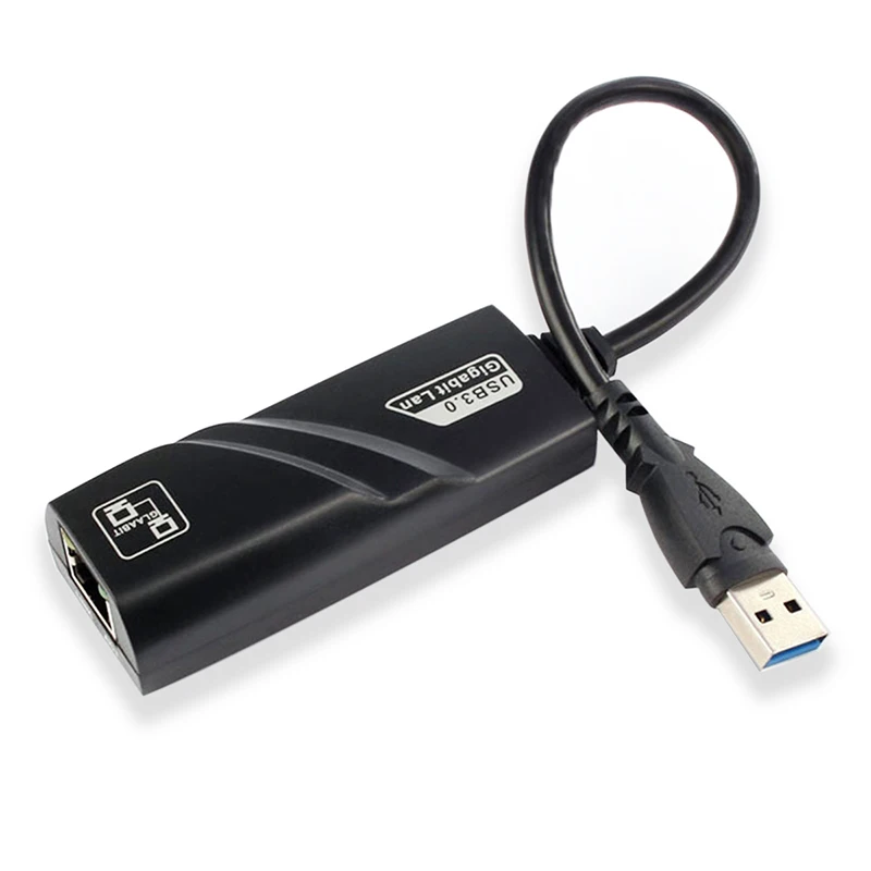 1000Mbps Wired USB3.0 to RJ45 Lan Ethernet Adapter Network Card for Macbook Windows 7/10