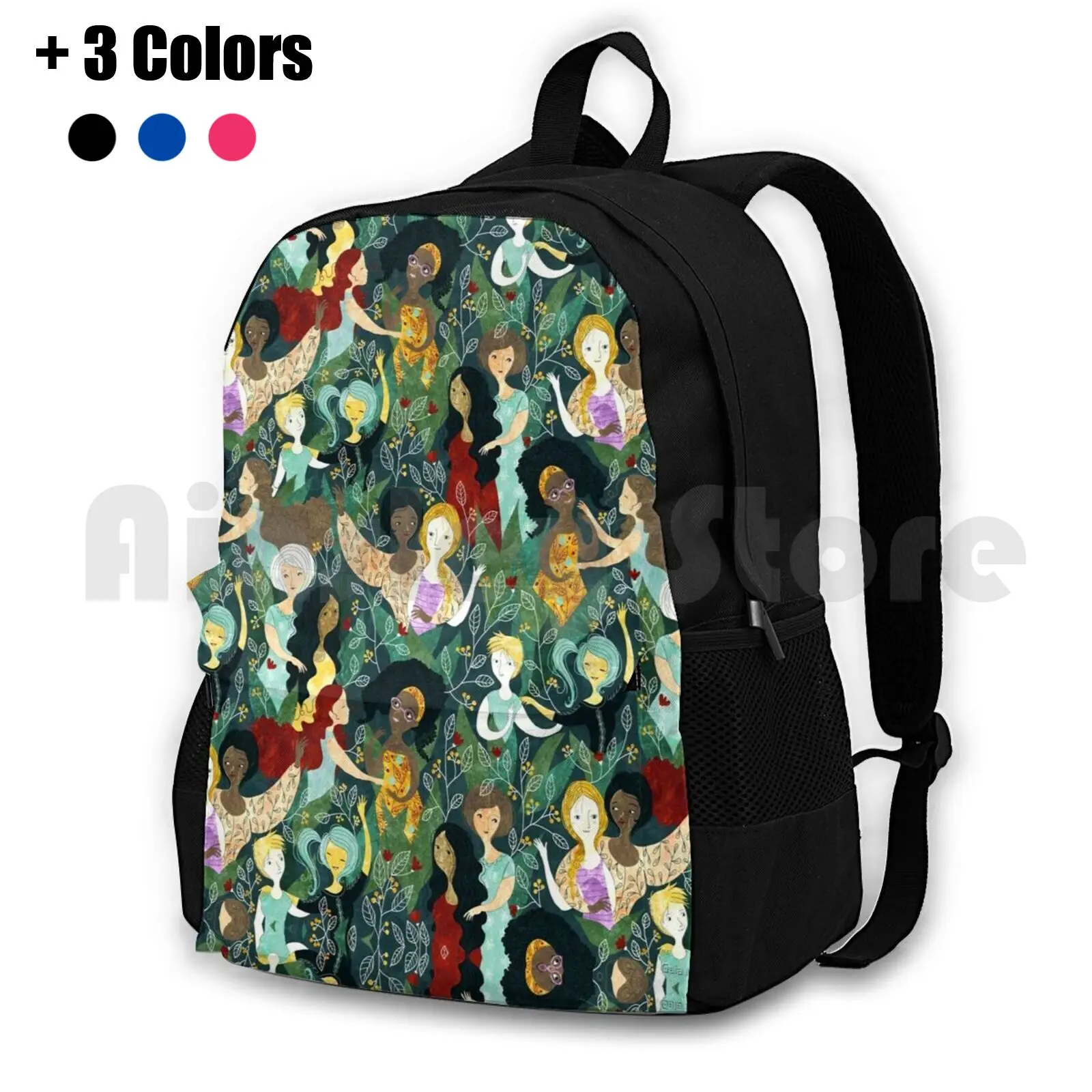 

Sisterhood Outdoor Hiking Backpack Riding Climbing Sports Bag Womens Sisterhood Womens Girls Friendship Friend Sisters Nature