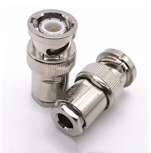 

2pcs Q9 BNC Male Plug Clamp for RG58 RG142 LMR195 RG400 Cable RF Coaxial Adapter Connector