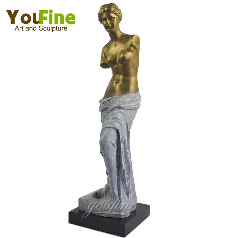 72cm Bronze Venus Sculpture Nude Venus Bronze Statue Famous Mythology Sculpture Home Hotel Decor Ornament Classical Crafts Gifts