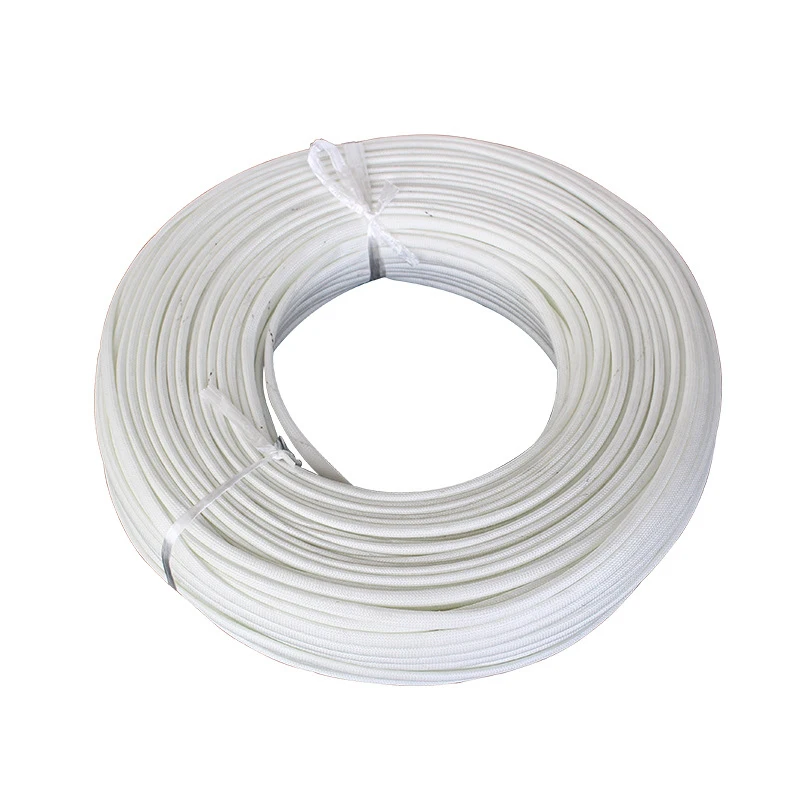 1M 1-25mm diametro 600 gradi guaina per cavi ad alta temperatura guaina in fibra di vetro intrecciata morbida fibra chimica guaina isolante