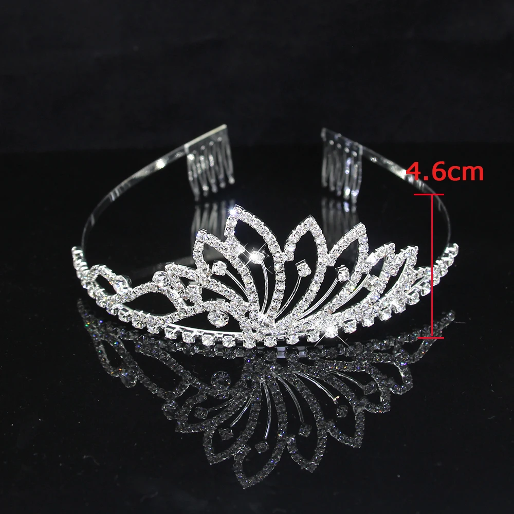 AINAMEISI Rhinestone Bridal Tiaras Headband Hair Accessories Crystal Crowns For Women Girls Flower Wedding Party Hair Jewelry