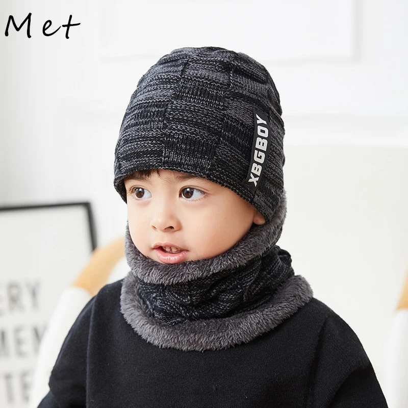 Panama men\'s plush knitted pullover with a cold hat, warm and windproof, and a fashionable outdoor scarf  K215